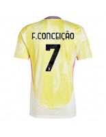 Moške Nogometnih dresov Juventus Francisco Conceicao #7 Gostujoči 2024-25 Kratki rokavi
